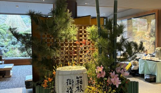 【箱根】日帰り温泉と食べ歩きで2024年をスタート