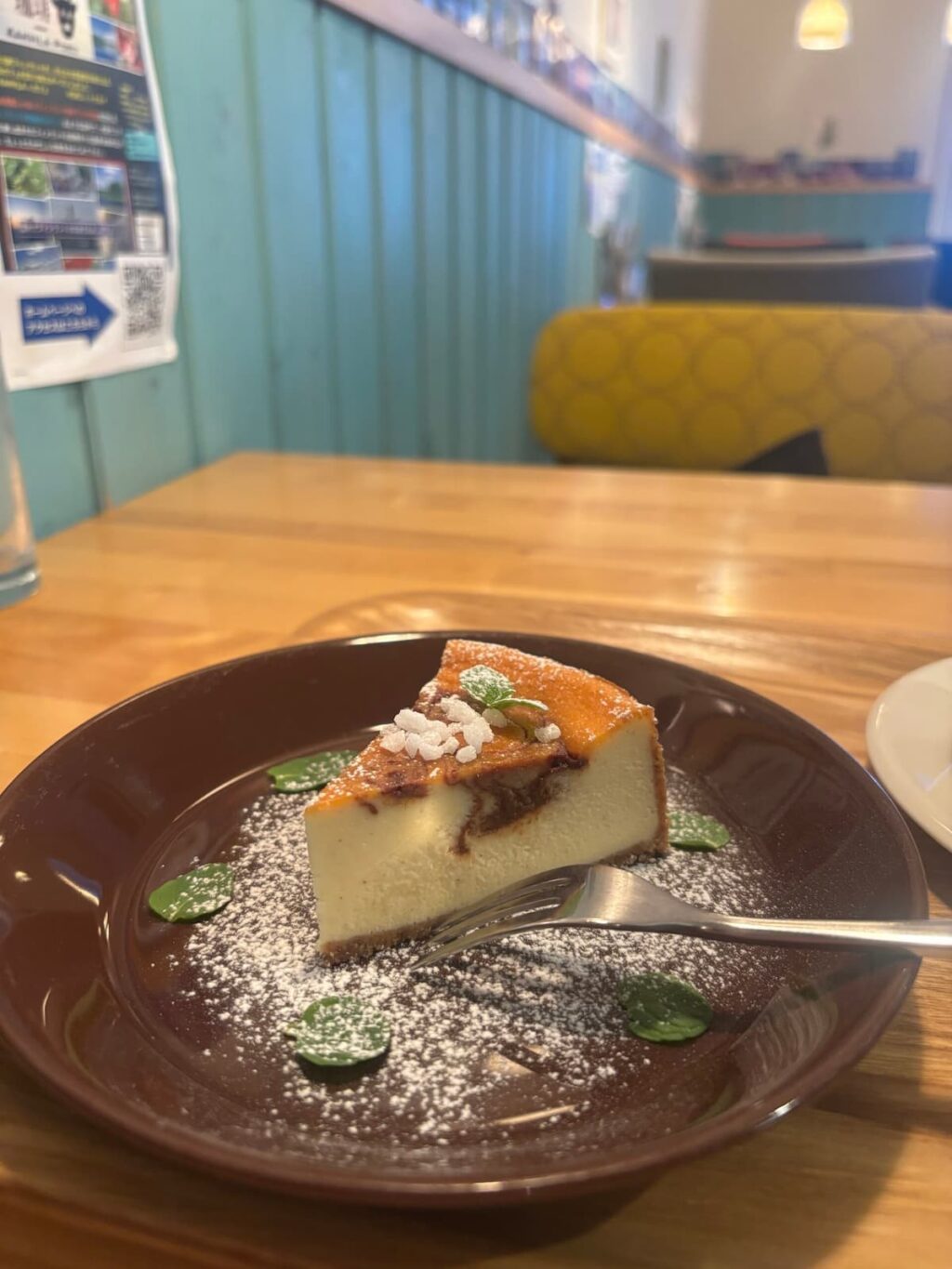 シナモンロール風チーズケーキ