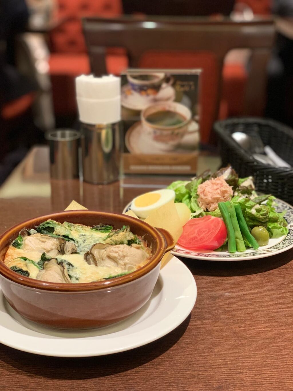 牡蠣のグラタン