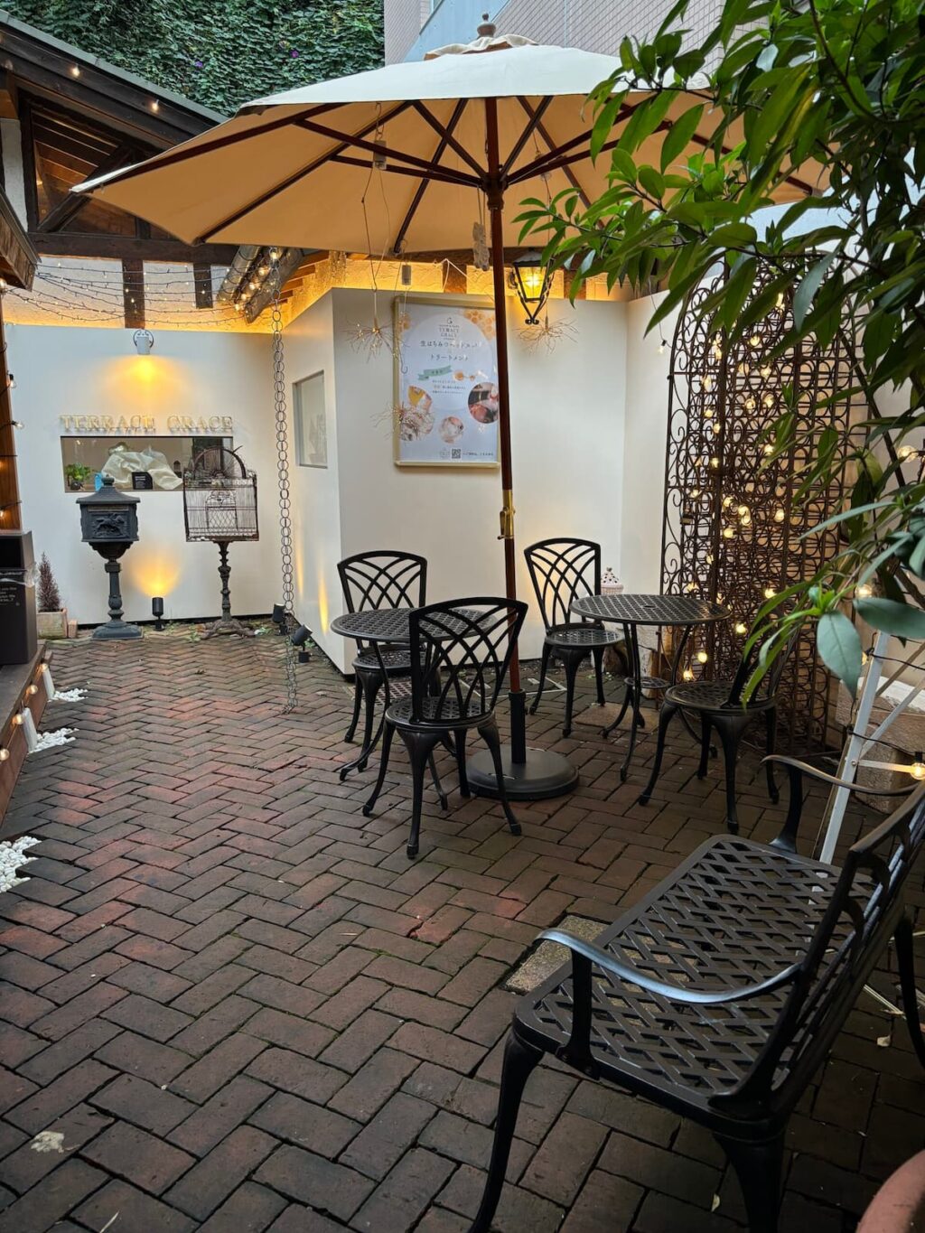 テラス席の様子