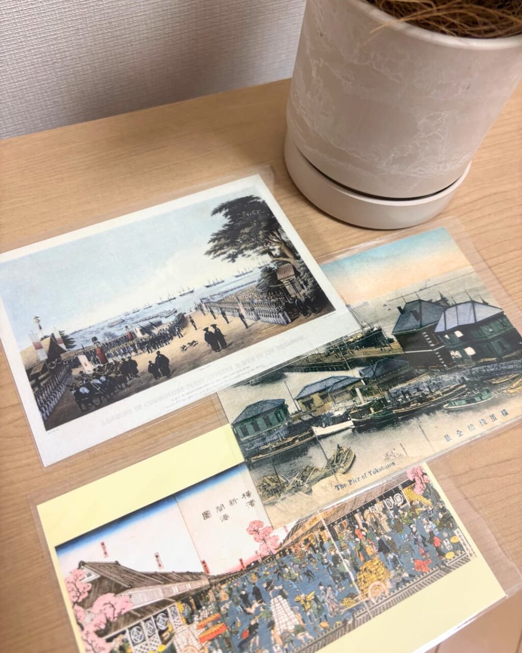 昔の横浜の絵葉書