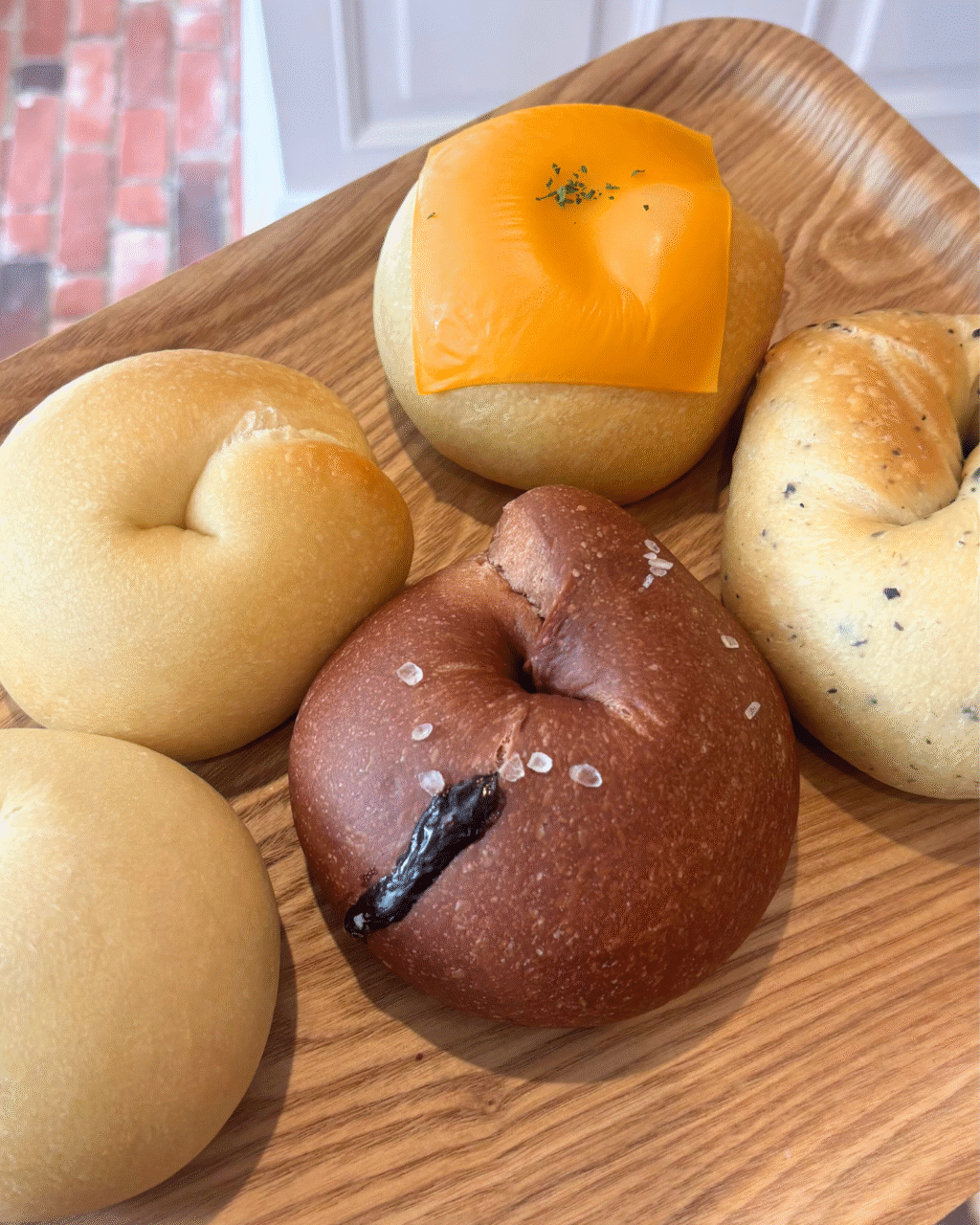 塩チョコベーグル