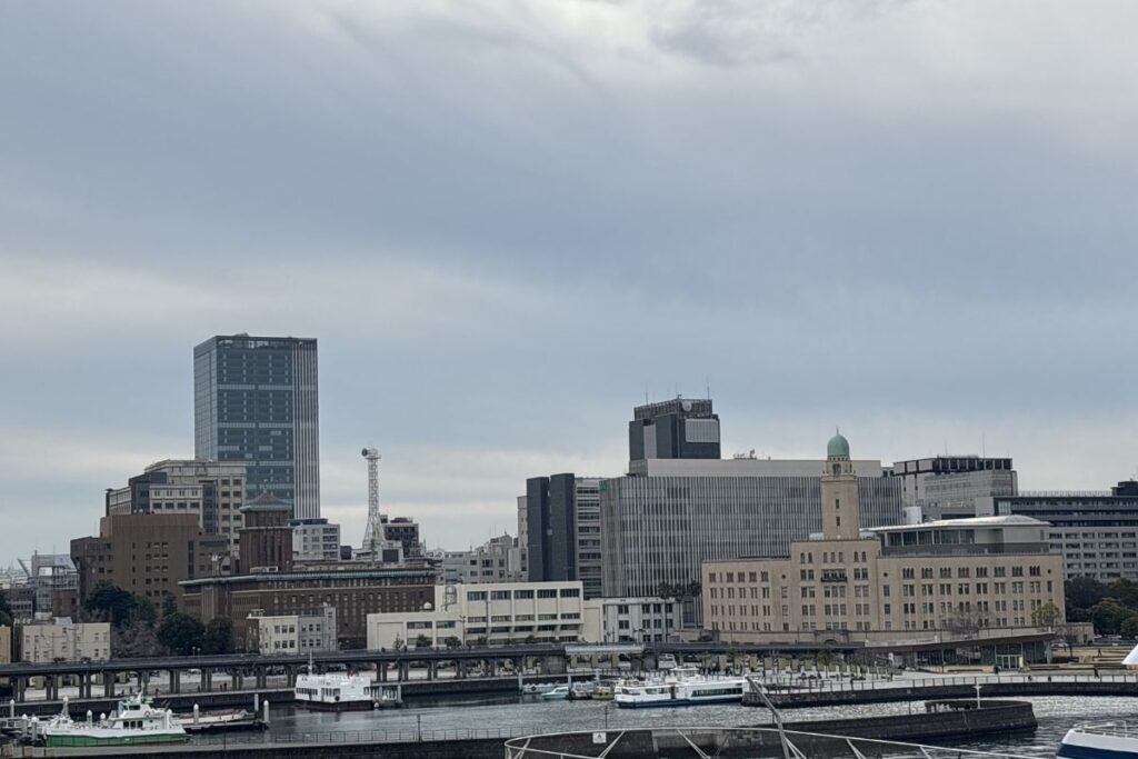 大さん橋からの三塔