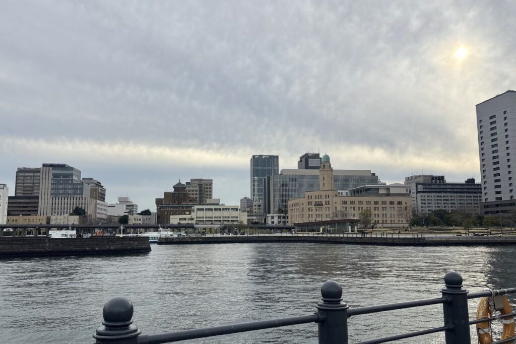 赤れんがパークの三塔ビュースポット。