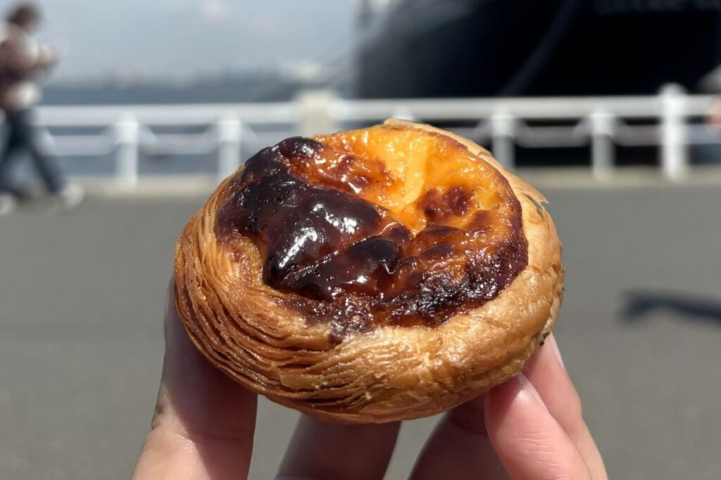 マリンベーカリーのエッグタルト
