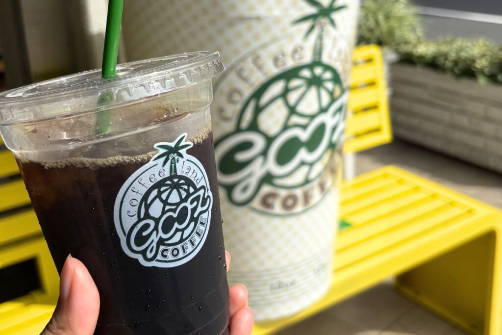 gooz珈琲のアイスコーヒー