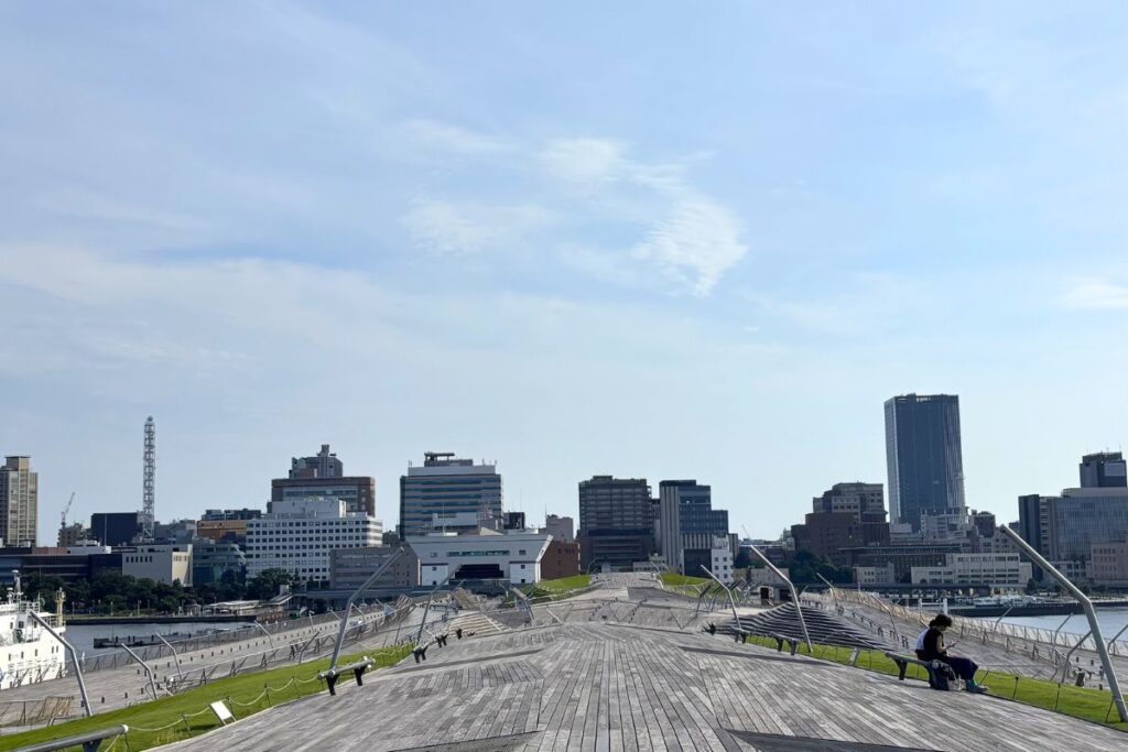 大さん橋から街側のながめ